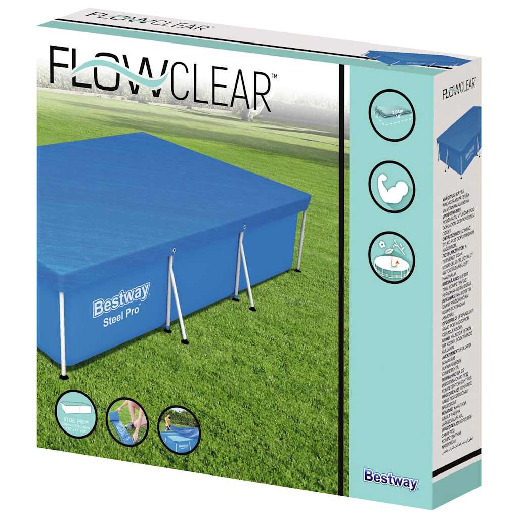 BESTWAY FLOWSCLEAR SWIPHING POOL -Abdeckung 304x205x66 cm