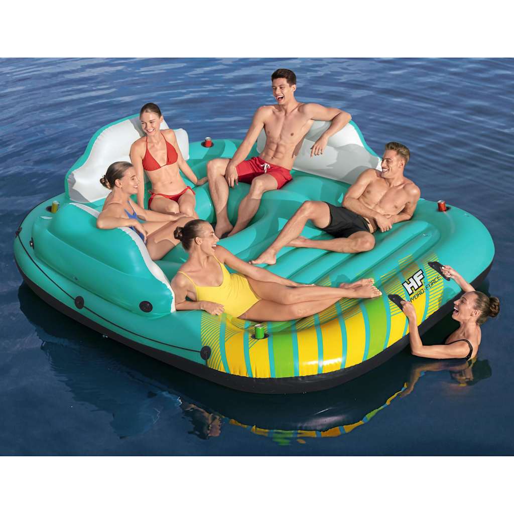 Bestway Driving Island Sunny Lounge 5-Person nafukovací 291x265x83 cm