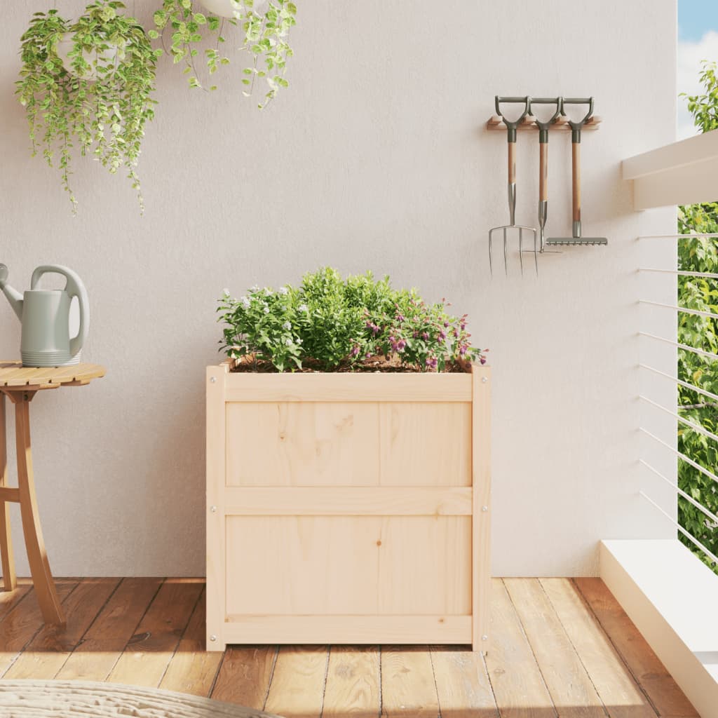 VidaXL Planning box 60x60x60 cm Solid pine