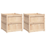 Vidaxl Planters 2 pc cm Solid pine