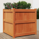 VidaXL Planning box 60x60x60 cm Solid pine wax brown