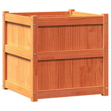 Vidaxl Planters 2 pc cm Solid pine wash brown
