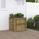 Vidaxl Planning Box 60x60x60 cm impregnerad tall