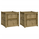 Vidaxl Planters 2 pc cm impregnated wood