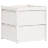 Vidaxl Planning box 70x70x70 cm Solid pine white