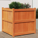 VidaXL Planning box 70x70x70 cm Solid pine wash brown