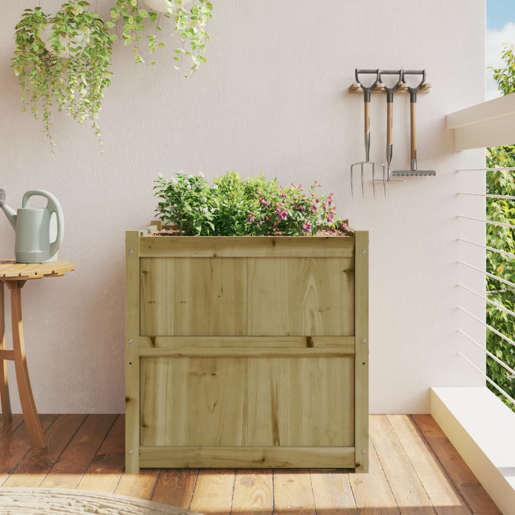 VidaXL Planning box 70x70x70 cm Impregnated pine