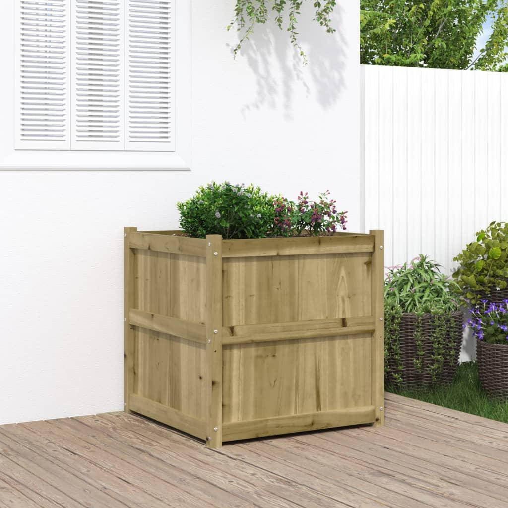 VidaXL Planning box 70x70x70 cm Impregnated pine