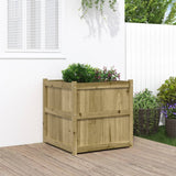 VidaXL Planning box 70x70x70 cm Impregnated pine