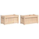 Vidaxl Planters 2 pc cm Solid pine
