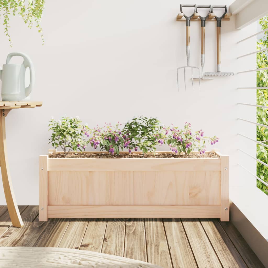VidaXL Planning box 90x31x31 cm Solid pine