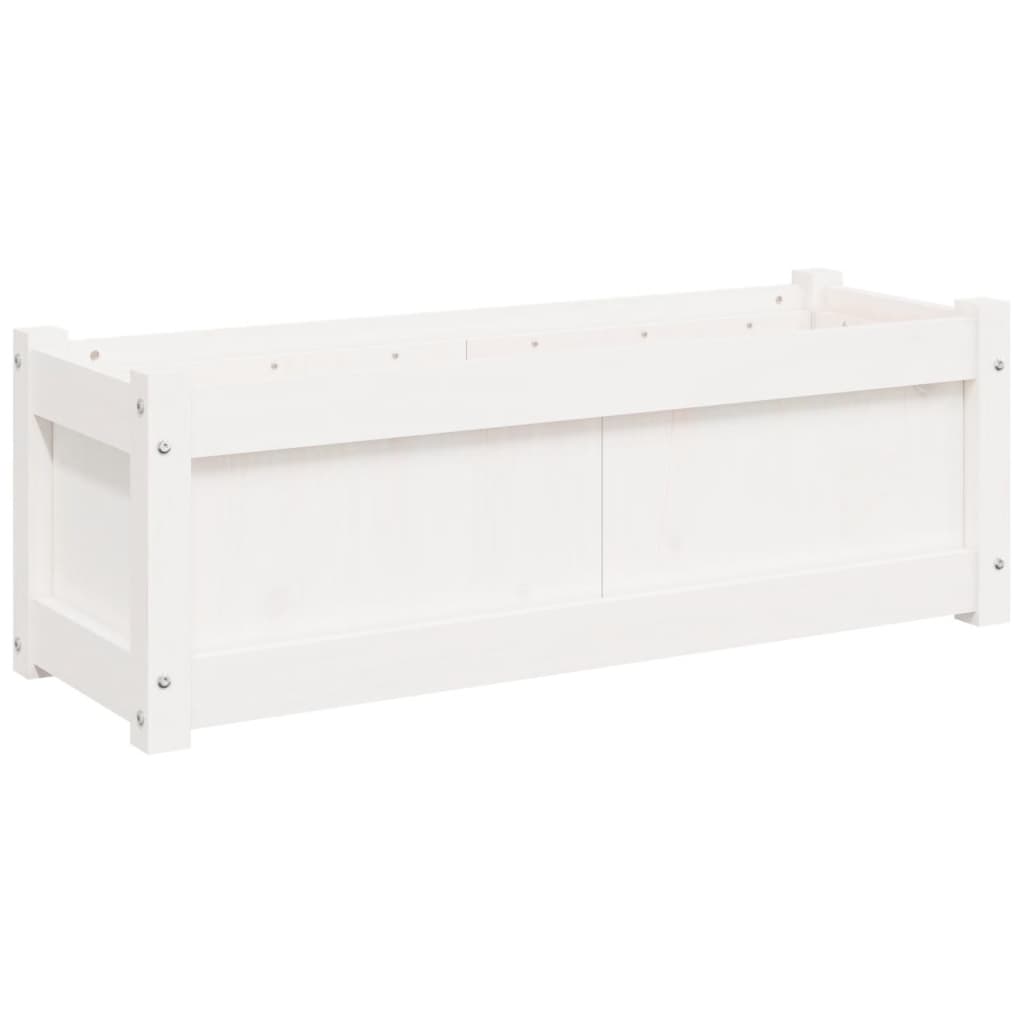 VidaXL Planning box 90x31x31 cm Solid pine white