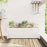 VidaXL Planning box 90x31x31 cm Solid pine white