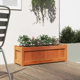 Vidaxl Planning box 90x31x31 cm Solid pine wash brown