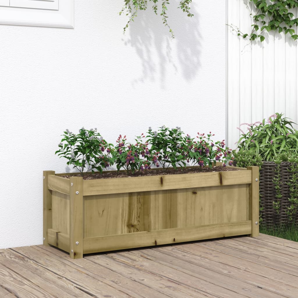 Vidaxl Planning box 90x31x31 cm Impregnated pine
