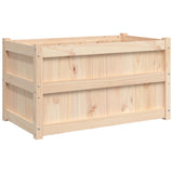 Vidaxl Planning box 90x50x50 cm Solid pine