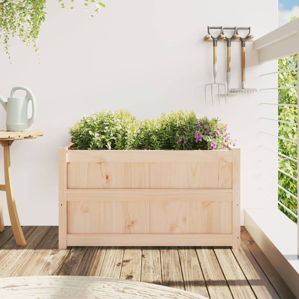 Vidaxl Planning box 90x50x50 cm Solid pine