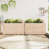 Vidaxl Planters 2 pc cm Solid pine