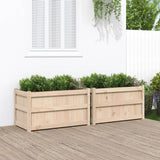 Vidaxl Planters 2 pc cm Solid pine