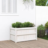 Vidaxl Planning box 90x50x50 cm Solid pine white