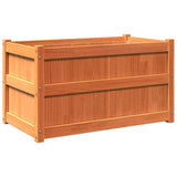 Vidaxl Planning box 90x50x50 cm Solid pine wash brown