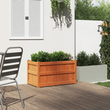Vidaxl Planning box 90x50x50 cm Solid pine wash brown