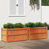 Vidaxl Planters 2 pc cm Solid pine wash brown