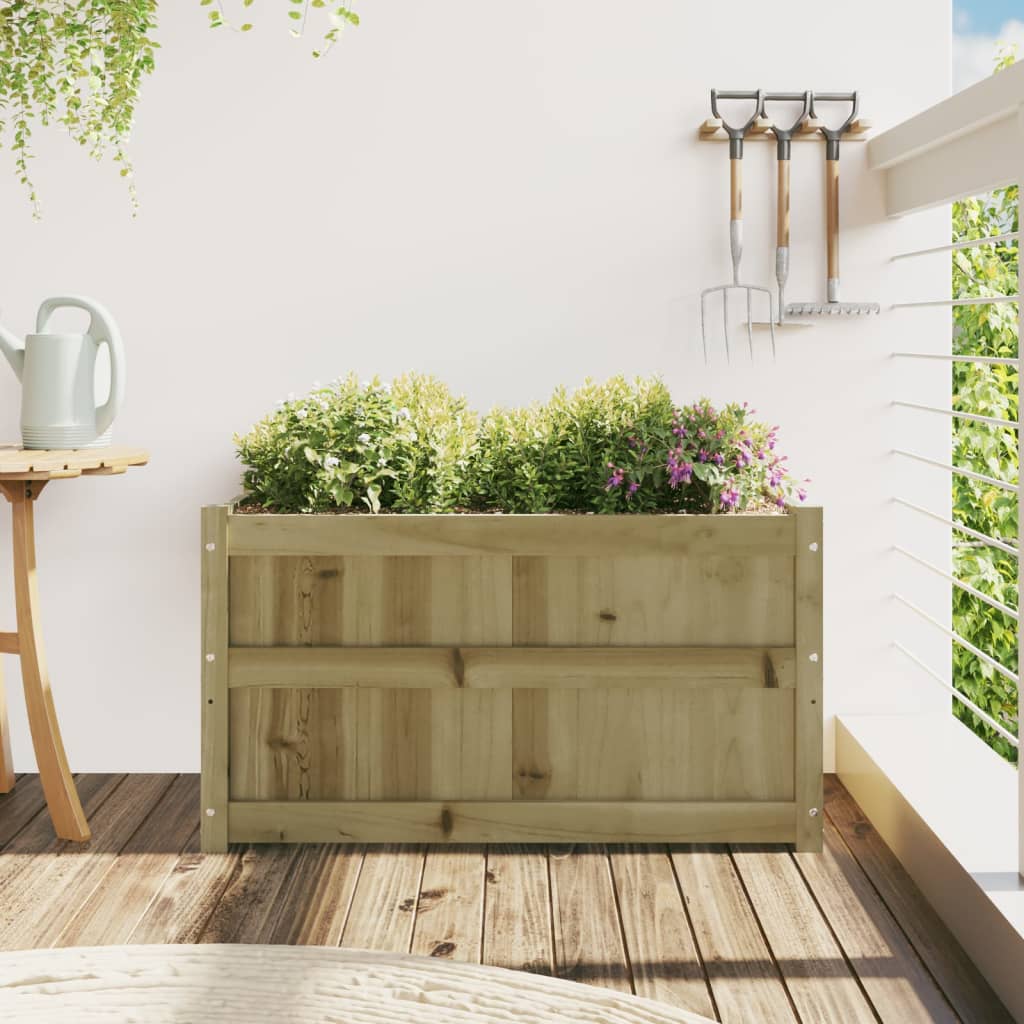 Vidaxl Planning Box 90x50x50 cm Impregnerad tall
