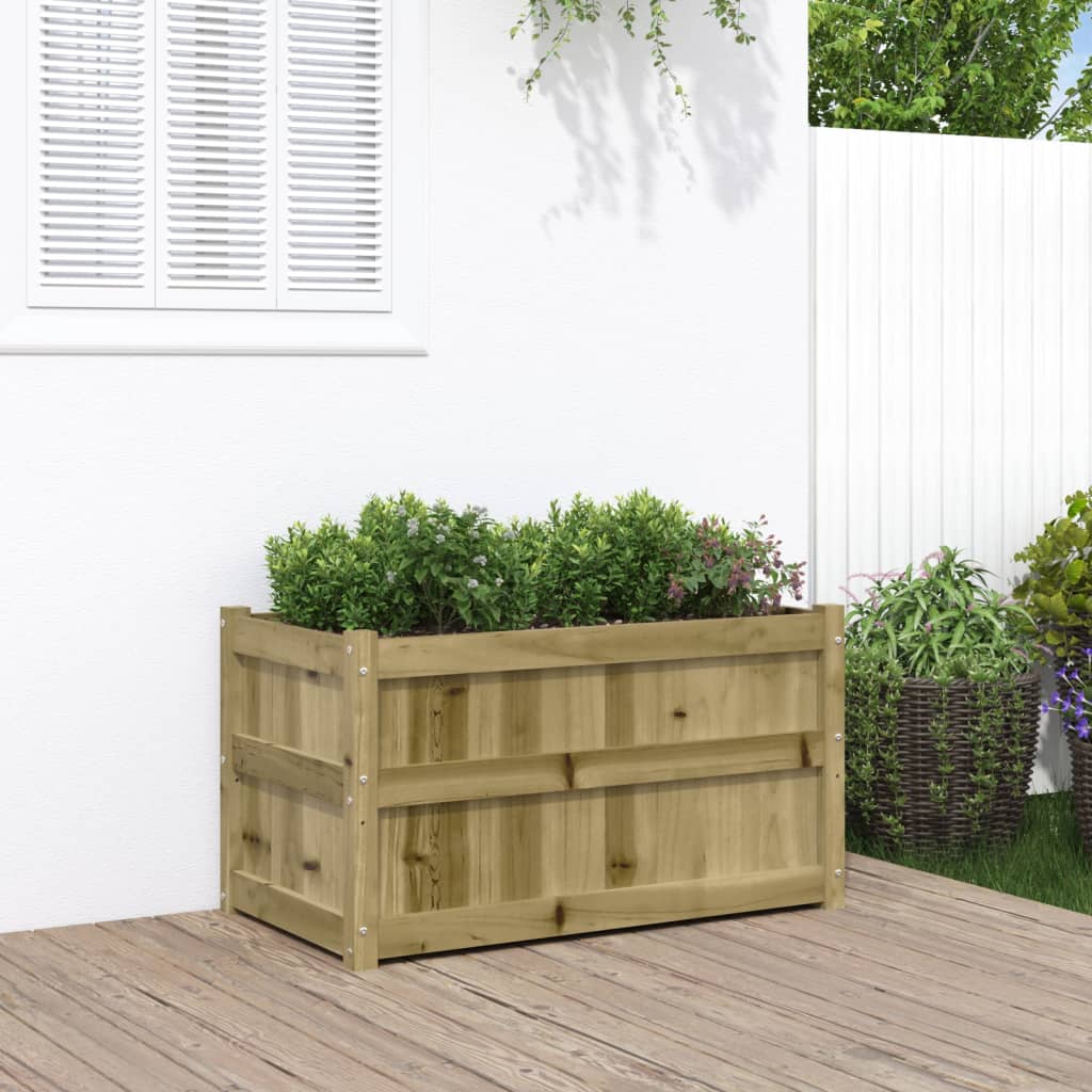 Vidaxl Planning Box 90x50x50 cm Impregnerad tall