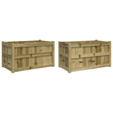Vidaxl Planters 2 pc cm impregnated wood