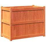 VidaXL Planning box 90x50x70 cm Solid pine wash brown