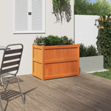 VidaXL Planning box 90x50x70 cm Solid pine wash brown
