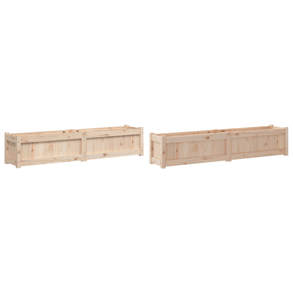 Vidaxl Plantadores 2 PC CM Solid Pine