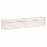 Vidaxl Planning Box 150x31x31 cm Solid Pine White