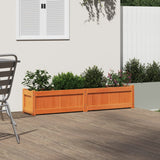 Vidaxl Plantera 150x31x31 cm de pino sólido marrón