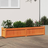 Vidaxl Plantera 150x31x31 cm de pino sólido marrón