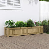 Vidaxl Planning Box 150x31x31 cm Pine impregnado