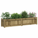Vidaxl Plantadores 2 PC CM Madera impregnada