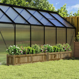 Vidaxl Plantadores 2 PC CM Madera impregnada