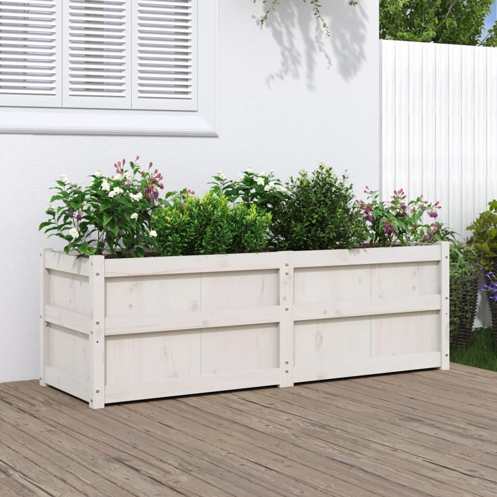 Vidaxl Planter 150x50x50 cm de pino sólido