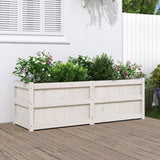 Vidaxl Planter 150x50x50 cm de pino sólido