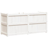 Vidaxl Planter 150x50x70 cm de pino sólido White