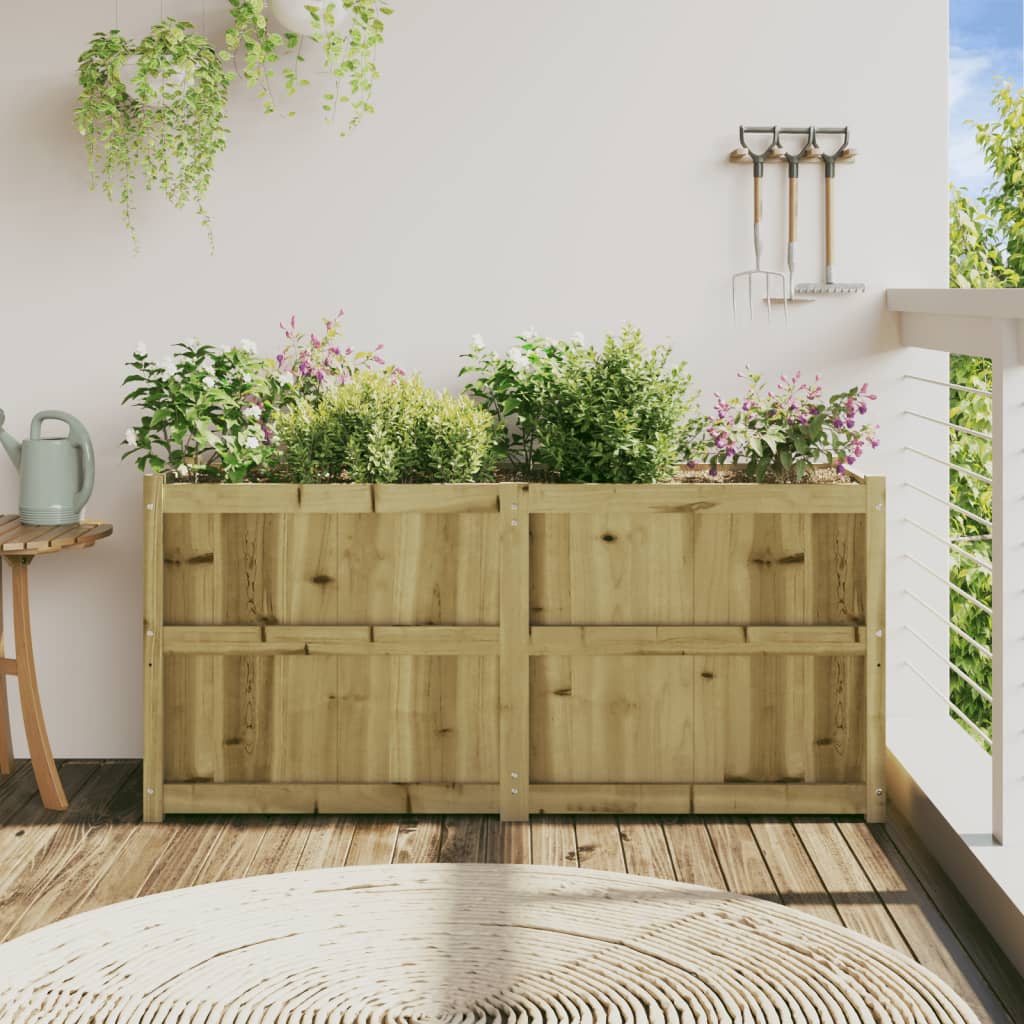 Vidaxl Planter 150x50x70 cm Pine impregnado
