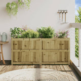 Vidaxl Planter 150x50x70 cm Pine impregnado