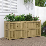 Vidaxl Planter 150x50x70 cm Pine impregnado
