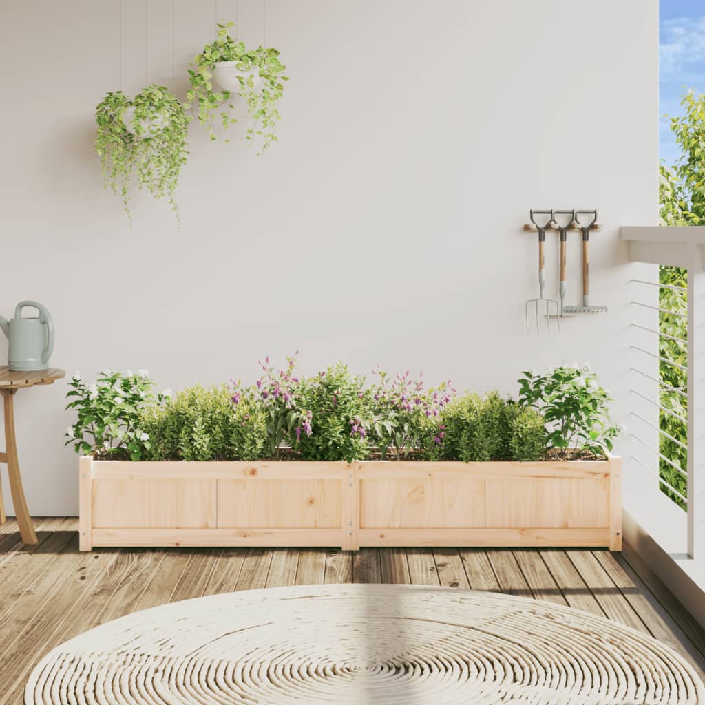 Vidaxl Planning Box 180x31x31 cm solid furu