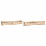 Vidaxl Plantadores 2 PC CM Solid Pine