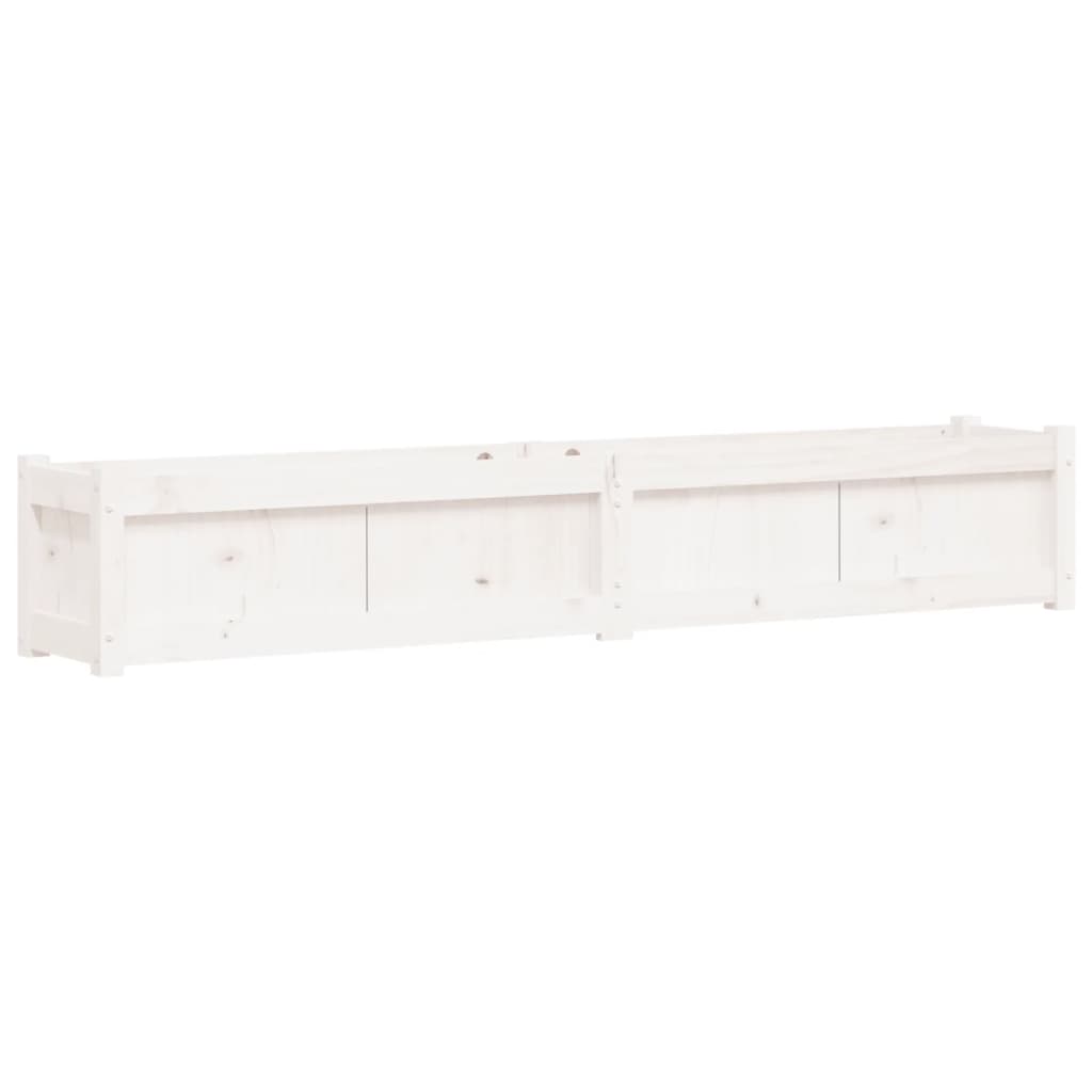 VidaXL Planning box 180x31x31 cm Solid pine white
