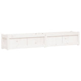 VidaXL Planning box 180x31x31 cm Solid pine white