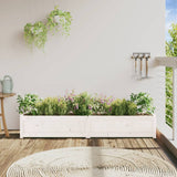 VidaXL Planning box 180x31x31 cm Solid pine white